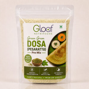 Green Gram Dosa (Pesarattu)